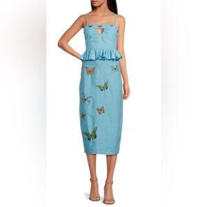 Fanm Mon MARION Arina Butterfly SKIRT SET Size XS